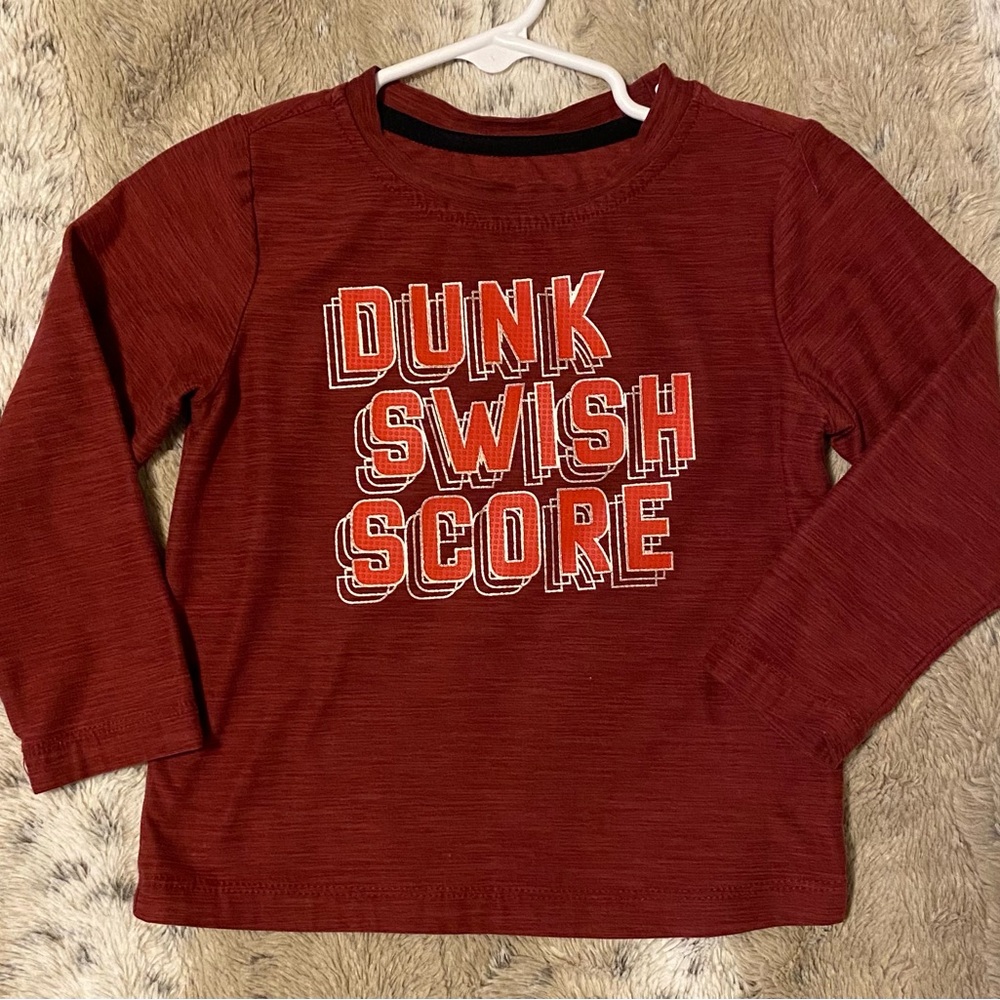 Kids Red Long Sleeve Shirt